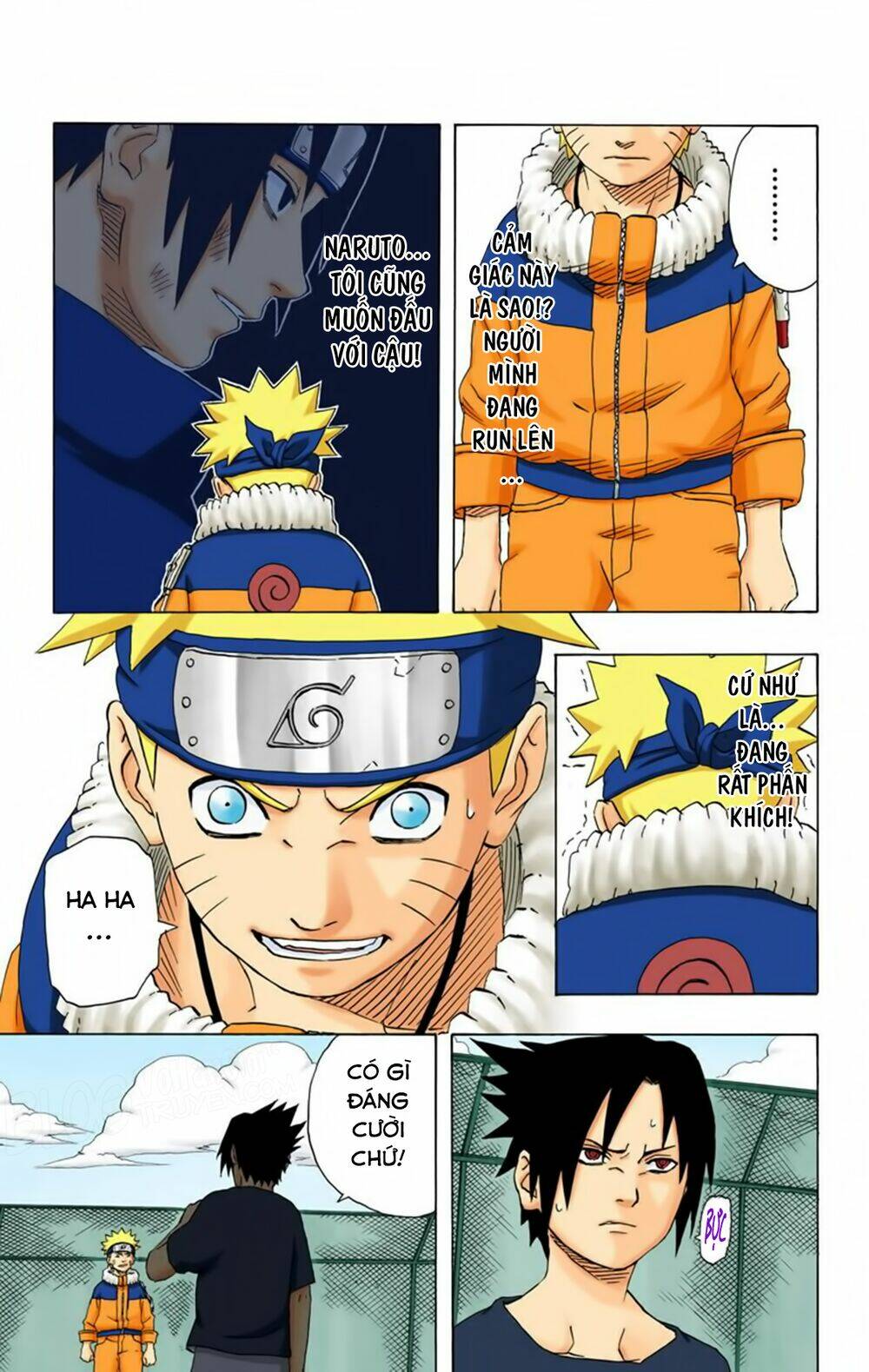 cửu vĩ hồ ly màu chapter 175: - naruto vs sasuke - Trang 2