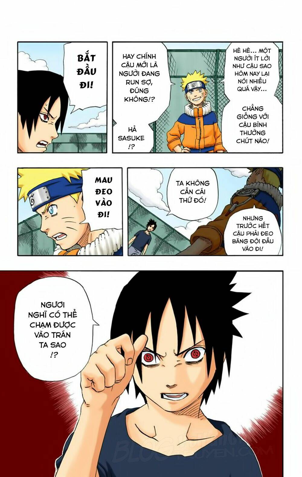 cửu vĩ hồ ly màu chapter 175: - naruto vs sasuke - Trang 2