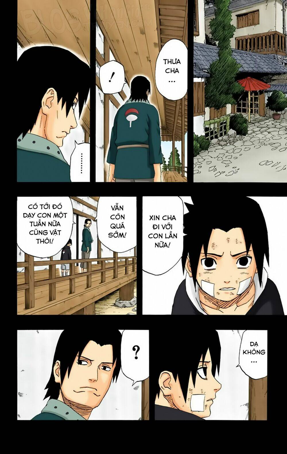 cửu vĩ hồ ly màu chapter 223: - sasuke và cha - Trang 2