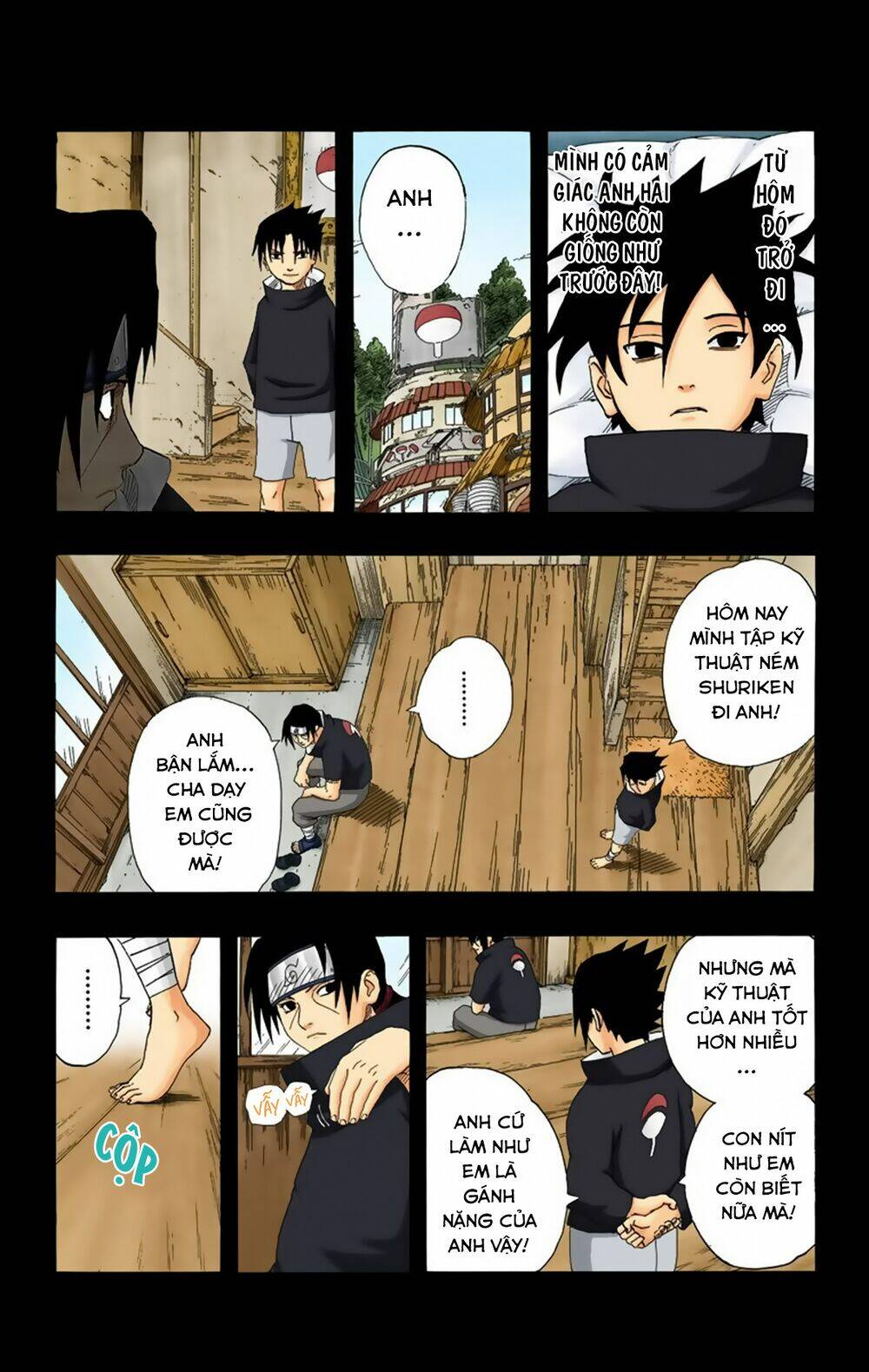 cửu vĩ hồ ly màu chapter 223: - sasuke và cha - Trang 2