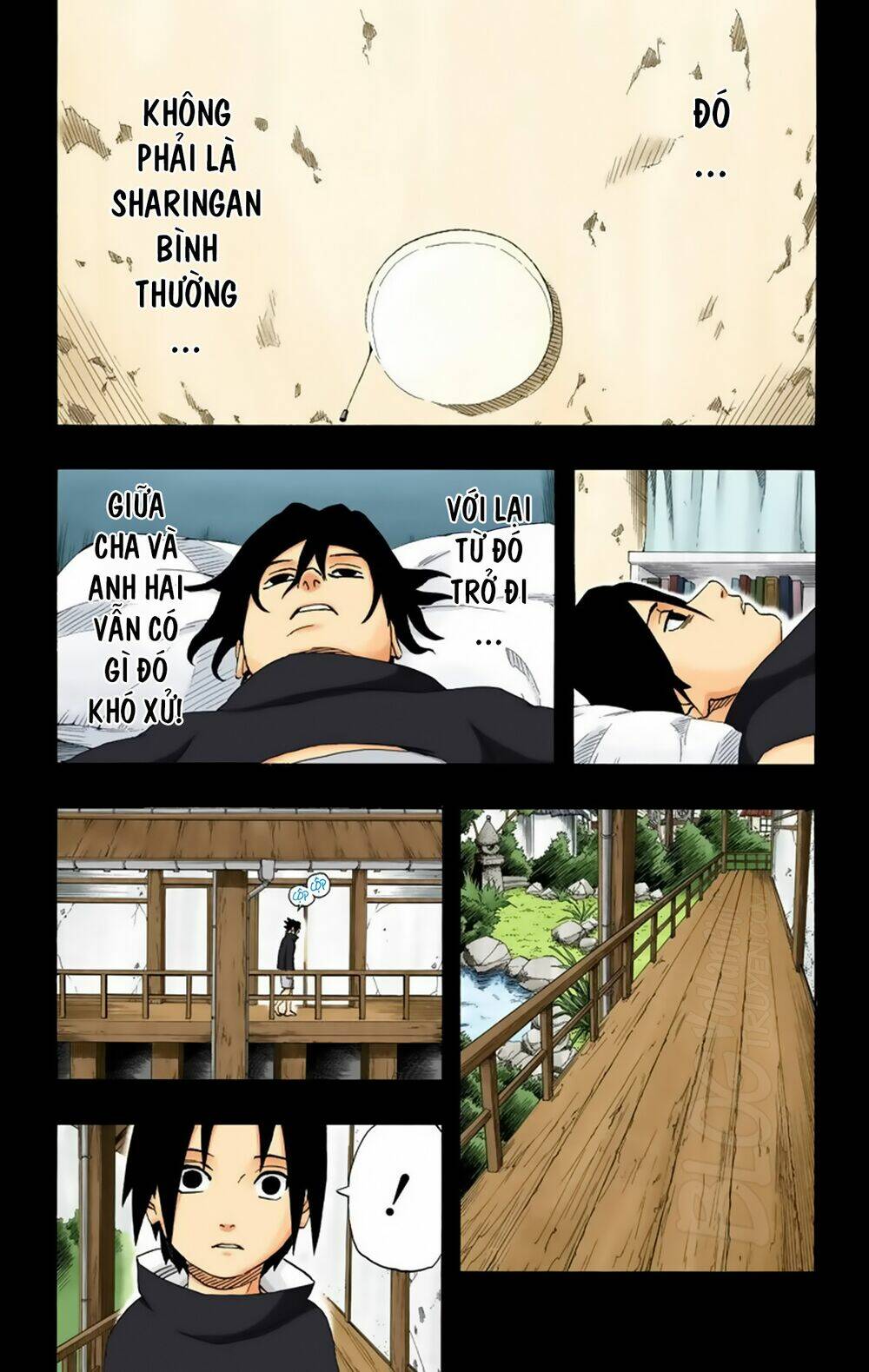 cửu vĩ hồ ly màu chapter 223: - sasuke và cha - Trang 2