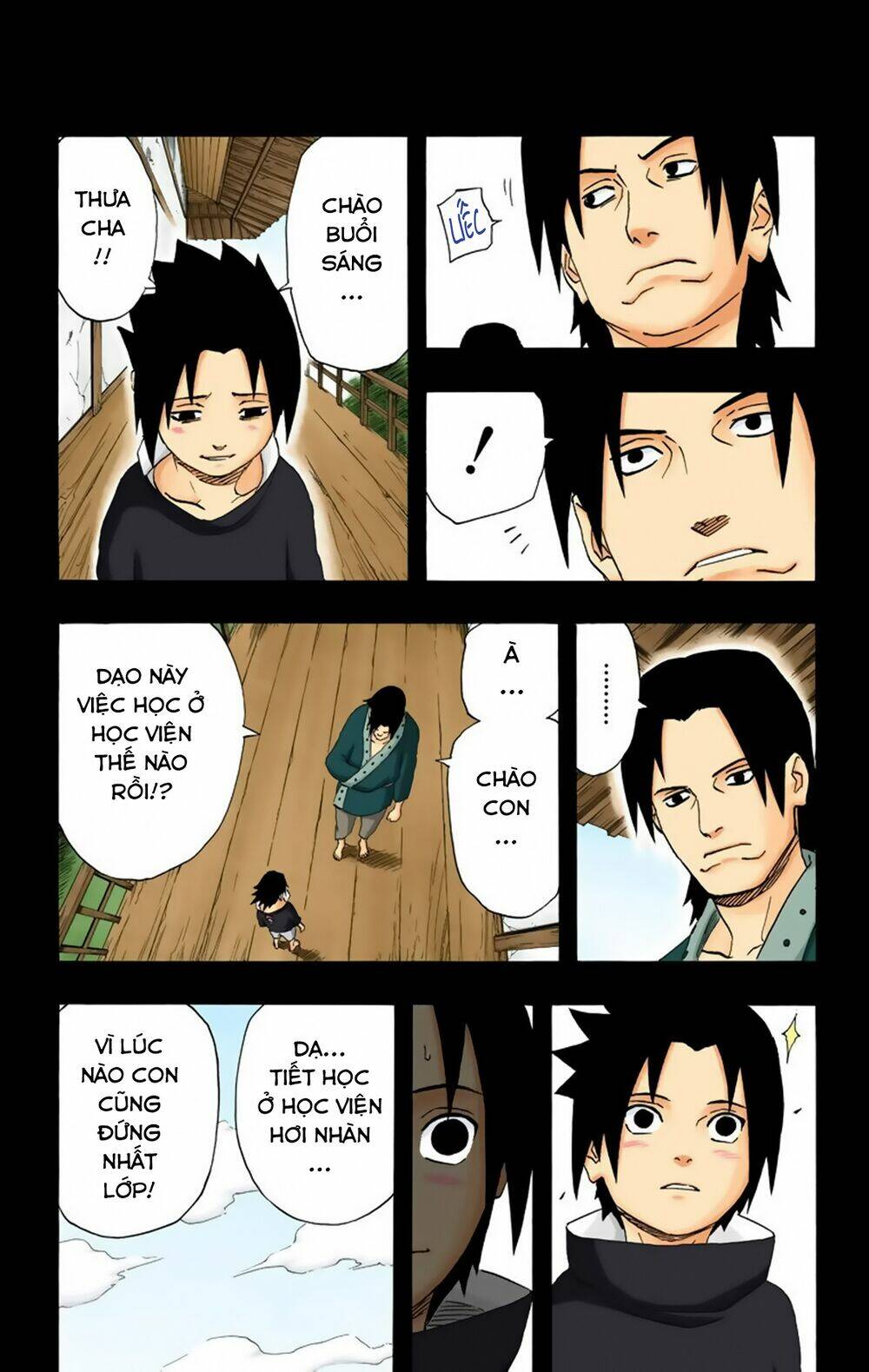 cửu vĩ hồ ly màu chapter 223: - sasuke và cha - Trang 2