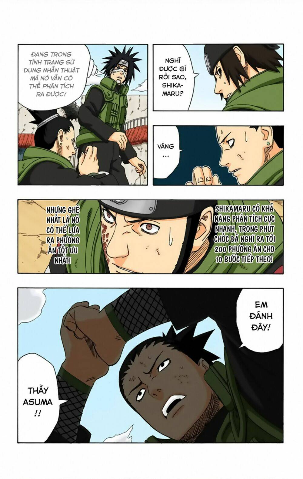 cửu vĩ hồ ly màu chapter 324: phân tích của shikamaru - Trang 2