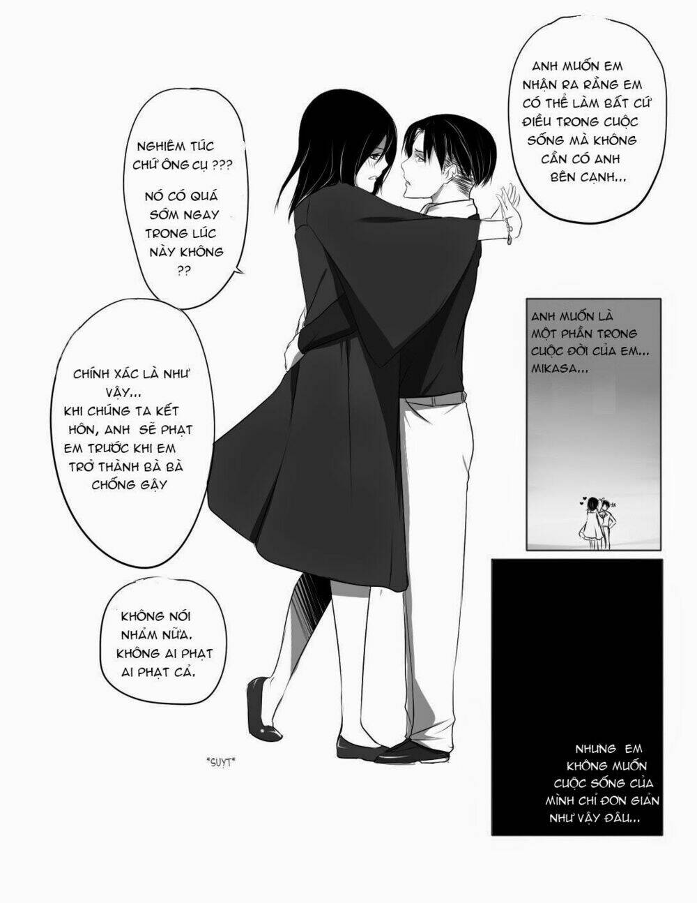 Đại Chiến Titan - Doujinshi Về Cuộc Tình Tay 4 Chapter 6 - Trang 2