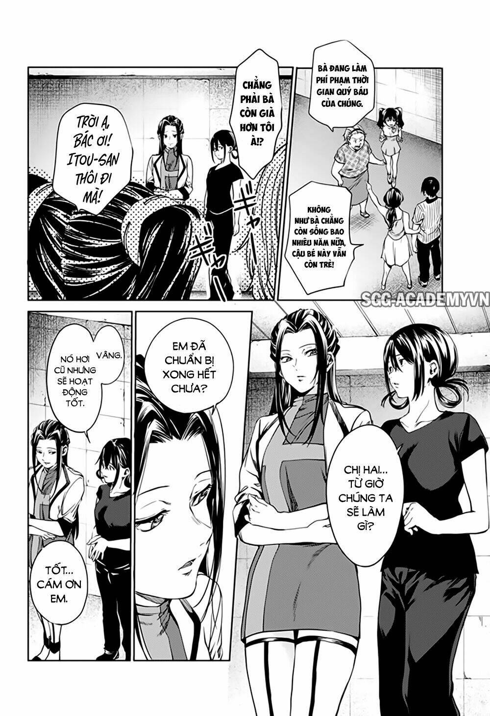 dàn harem cuối cùng chapter 51: trốn thoát - Next chapter 52: hướng giải quyết của người đàn ông