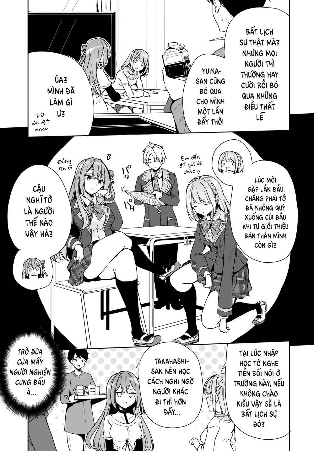 danshi da to omotteita osananajimi to no shinkon seikatsu ga umakuiki sugiru kudan ni tsuite chapter 4 - Trang 2