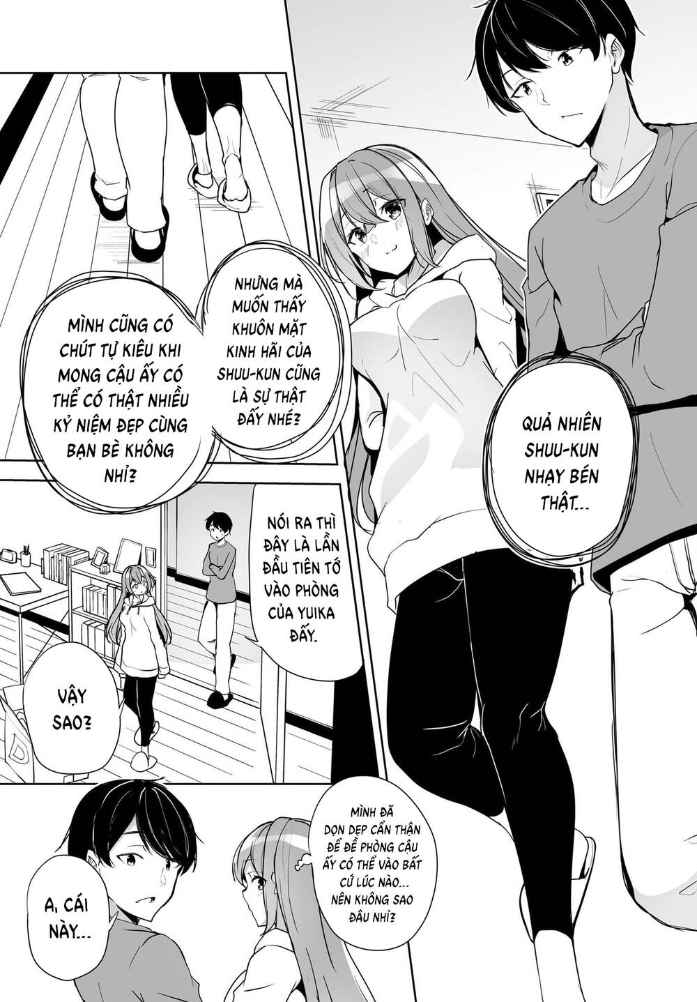 danshi da to omotteita osananajimi to no shinkon seikatsu ga umakuiki sugiru kudan ni tsuite chapter 4 - Trang 2