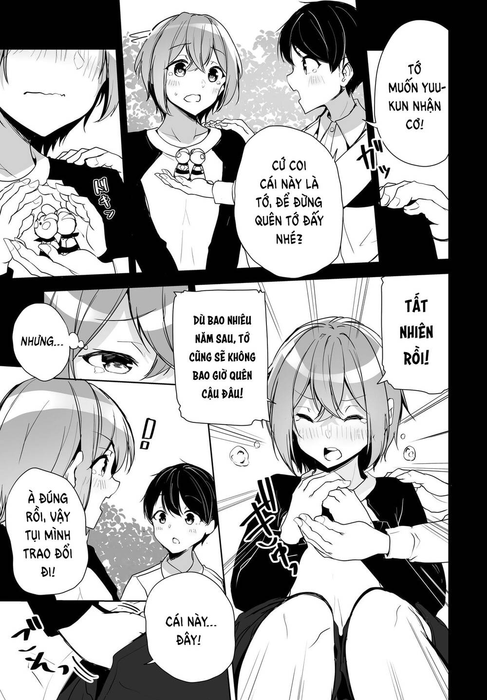 danshi da to omotteita osananajimi to no shinkon seikatsu ga umakuiki sugiru kudan ni tsuite chapter 4 - Trang 2