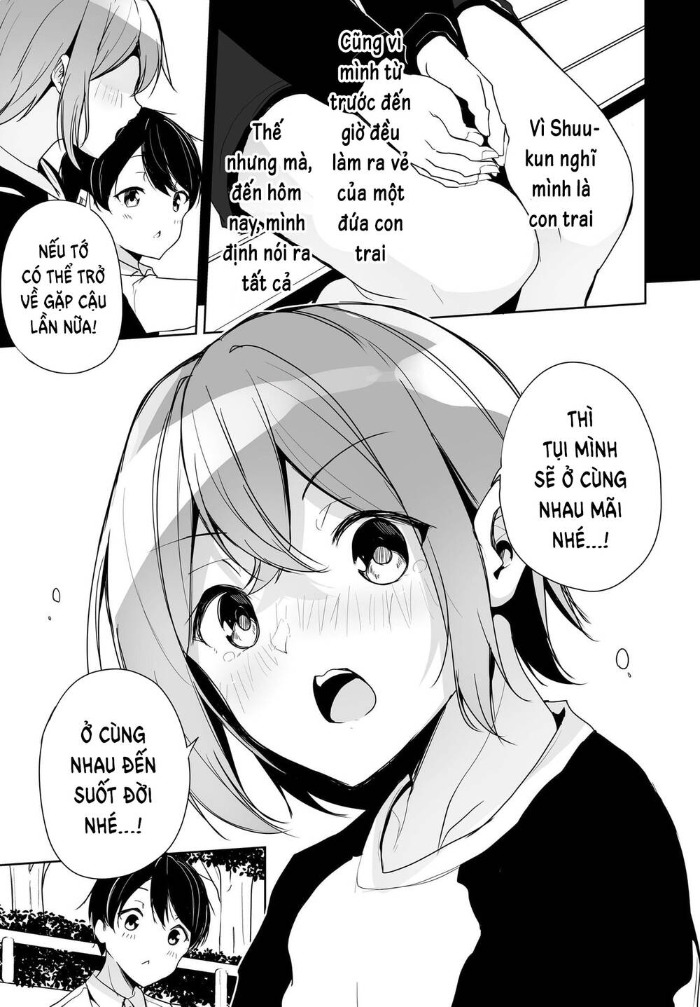 danshi da to omotteita osananajimi to no shinkon seikatsu ga umakuiki sugiru kudan ni tsuite chapter 4 - Trang 2