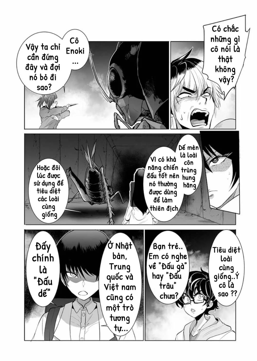 dãy núi côn trùng chapter 8: thách đấu - Next chapter 9: thính giác