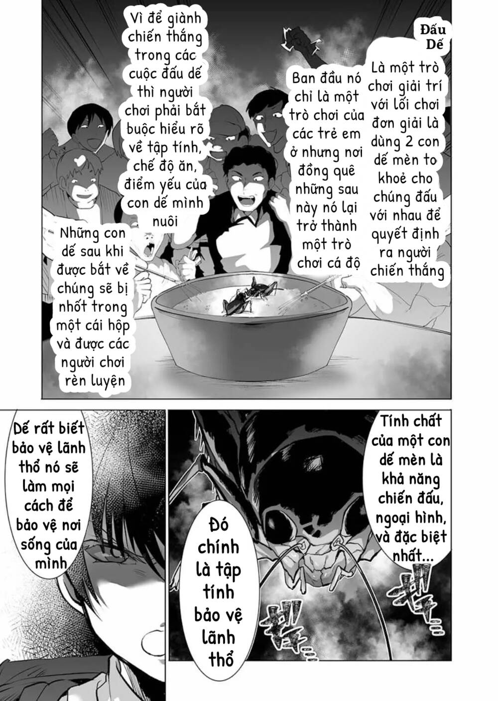 dãy núi côn trùng chapter 8: thách đấu - Next chapter 9: thính giác