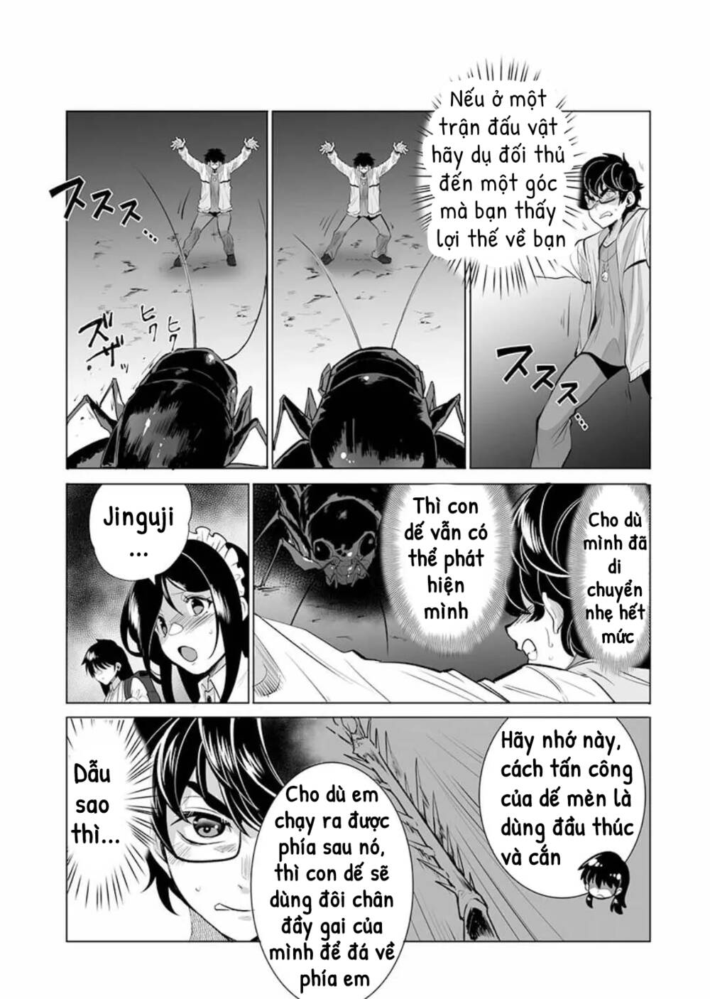 dãy núi côn trùng chapter 8: thách đấu - Next chapter 9: thính giác