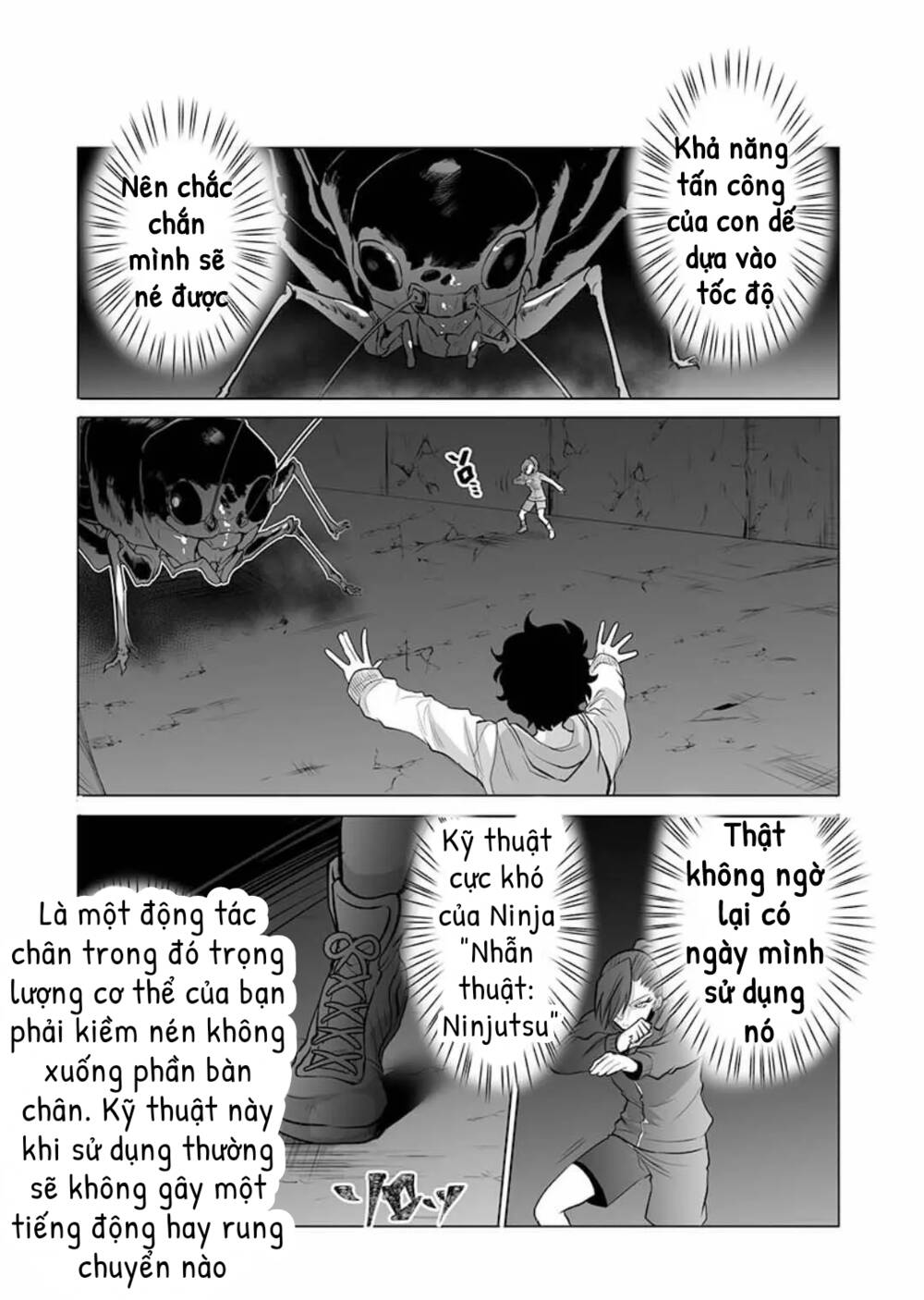 dãy núi côn trùng chapter 8: thách đấu - Next chapter 9: thính giác