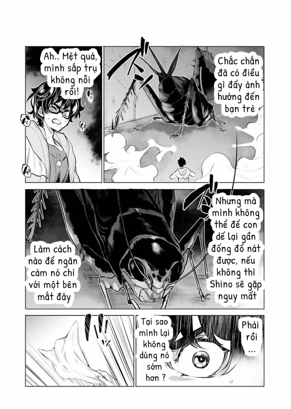 dãy núi côn trùng chapter 8: thách đấu - Next chapter 9: thính giác