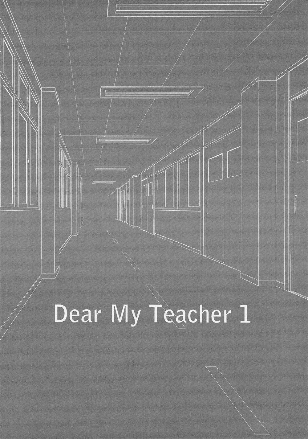 Dear My Teacher Chapter 1 - Next Chapter 2