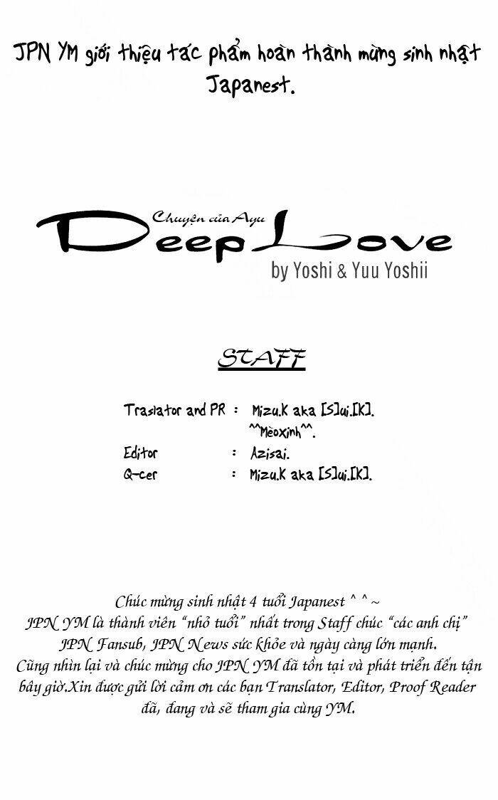 Deep Love - Ayu Monogatari Chapter 1 - Trang 2