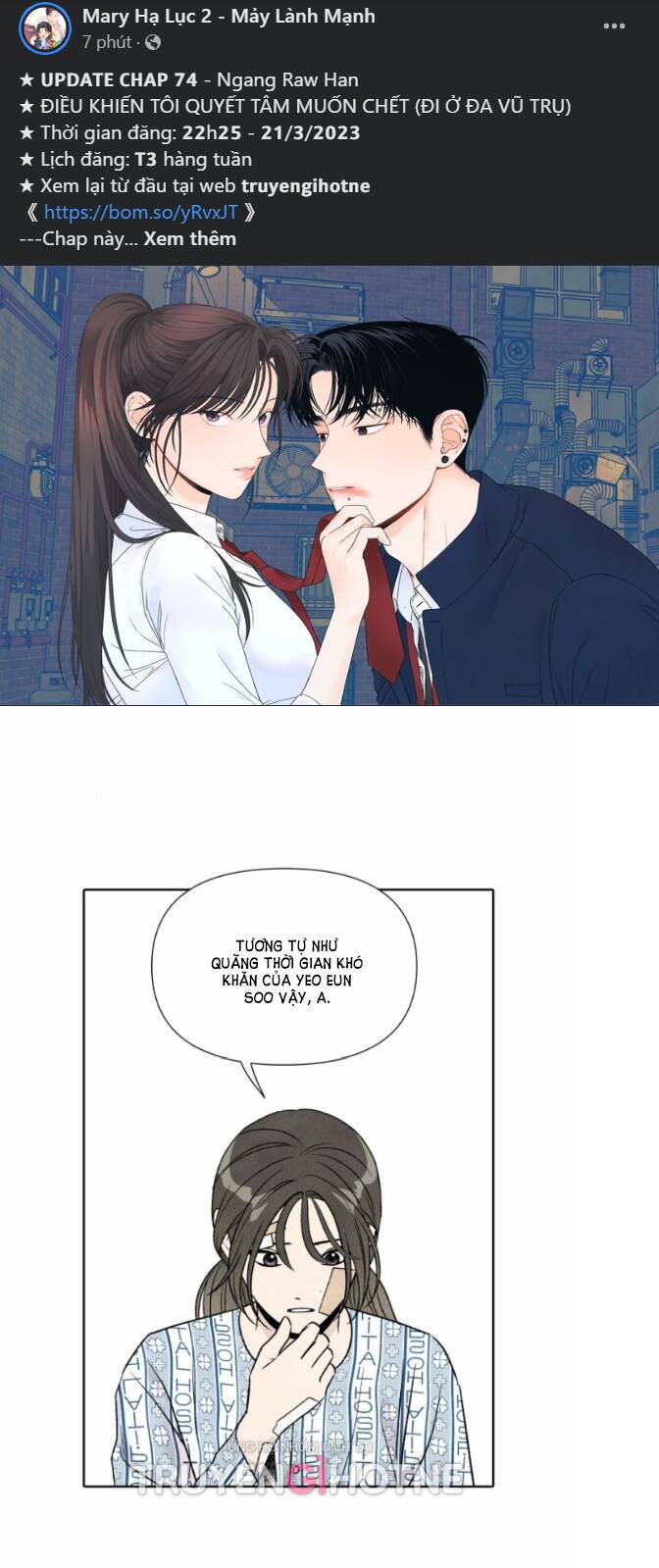 điều khiến tôi quyết tâm chết đi chapter 74.2 - Next Chap 75