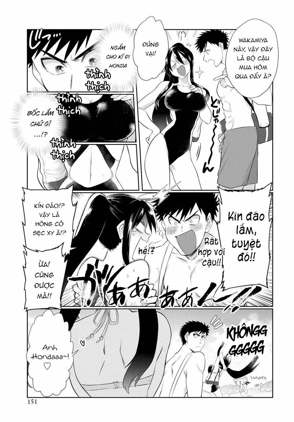 do chokkyuu kareshi x kanojo chapter 10: gal on the beach - Trang 2