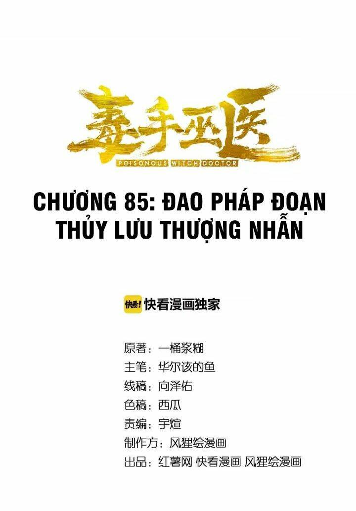 độc thủ vu y Chapter 85 - Next Chapter 86