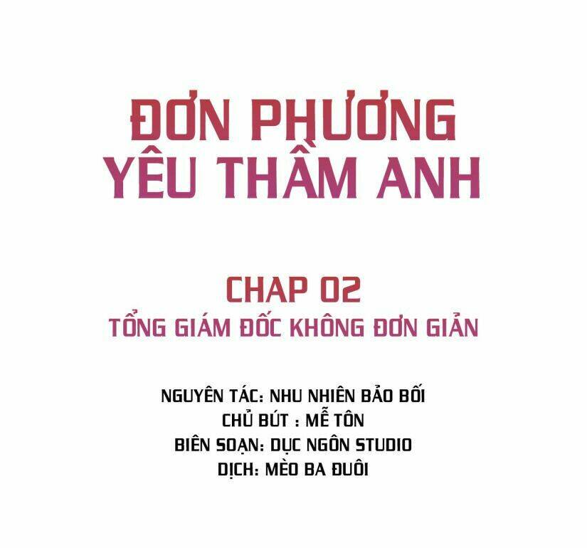 Đơn Phương Yêu Thầm Anh Chapter 2 - Trang 2