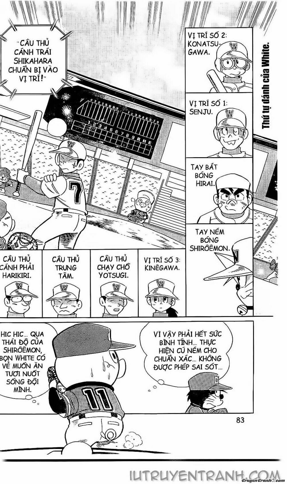 Doraemon Bóng Chày Chapter 54 - Trang 2