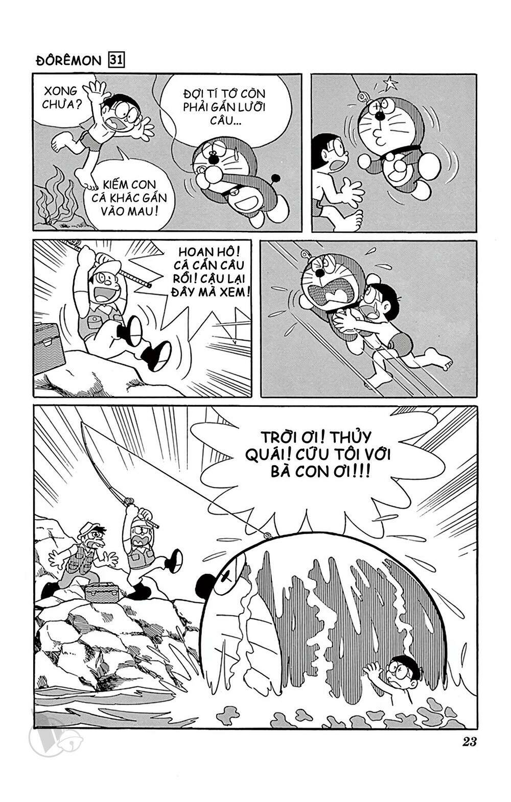 doraemon chapter 549: câu nhầm thủy quái - Trang 2