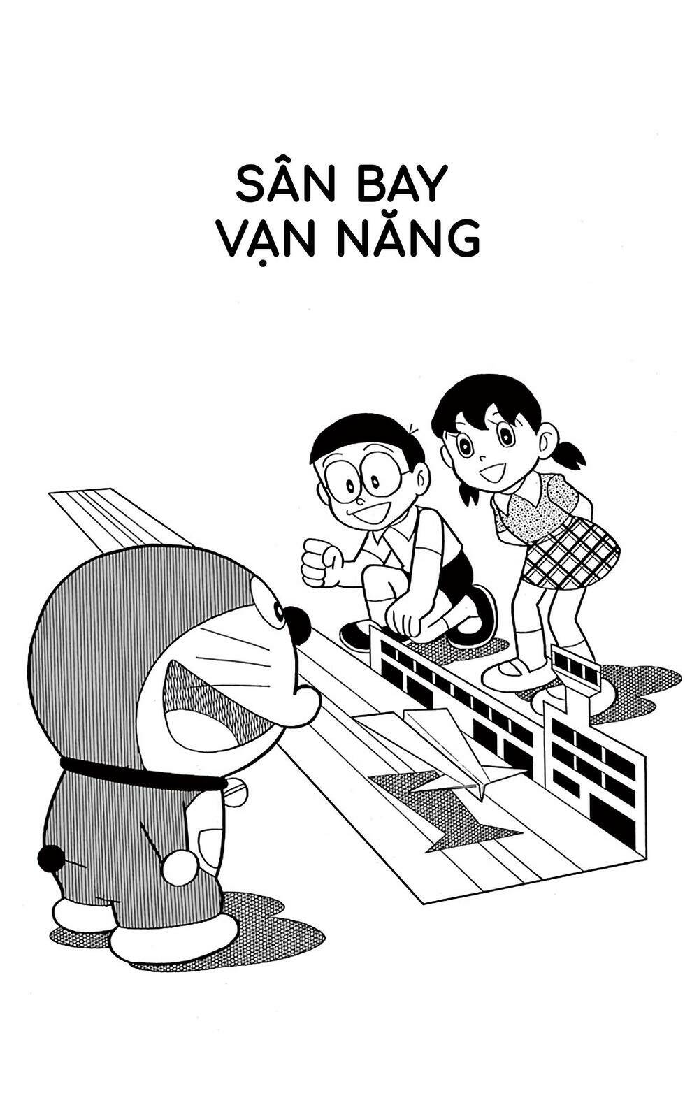 doraemon chapter 573: sân bay vạn năng - Trang 2