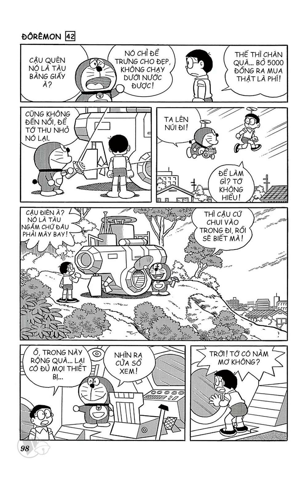 doraemon chapter 760: tàu ngầm bằng giấy - Trang 2