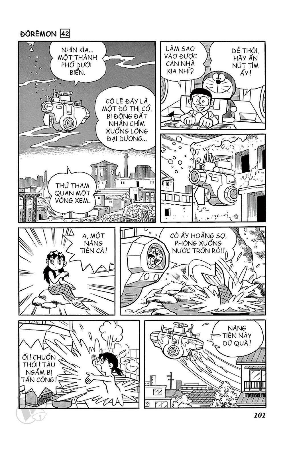 doraemon chapter 760: tàu ngầm bằng giấy - Trang 2