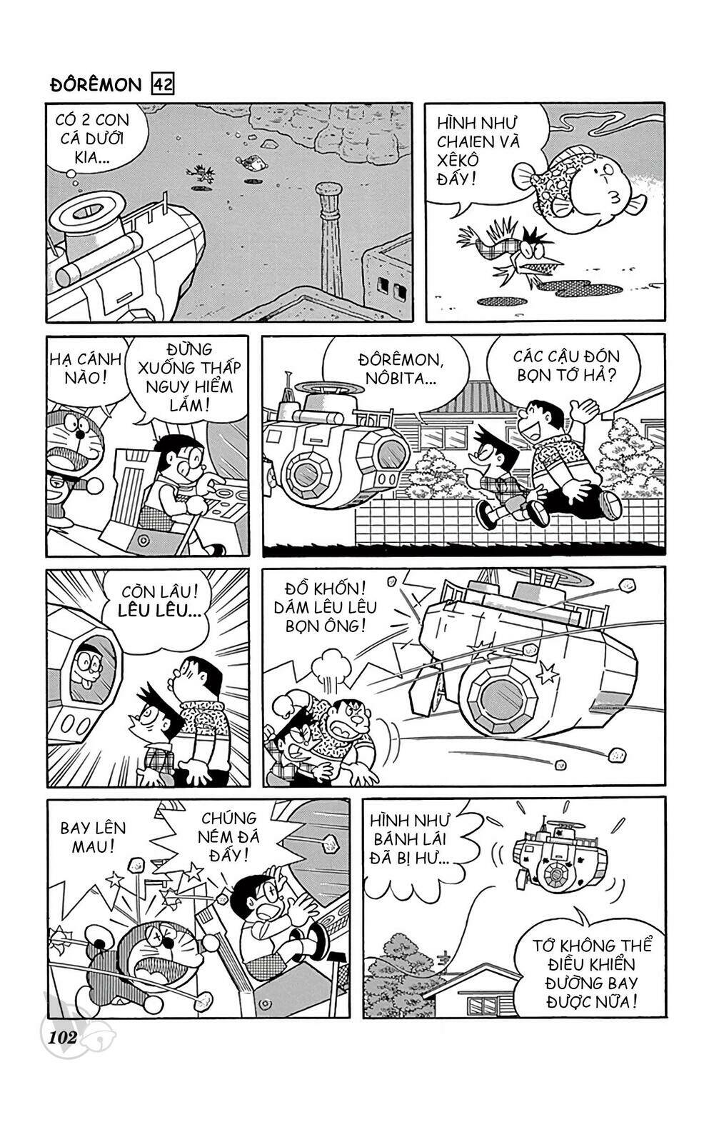 doraemon chapter 760: tàu ngầm bằng giấy - Trang 2