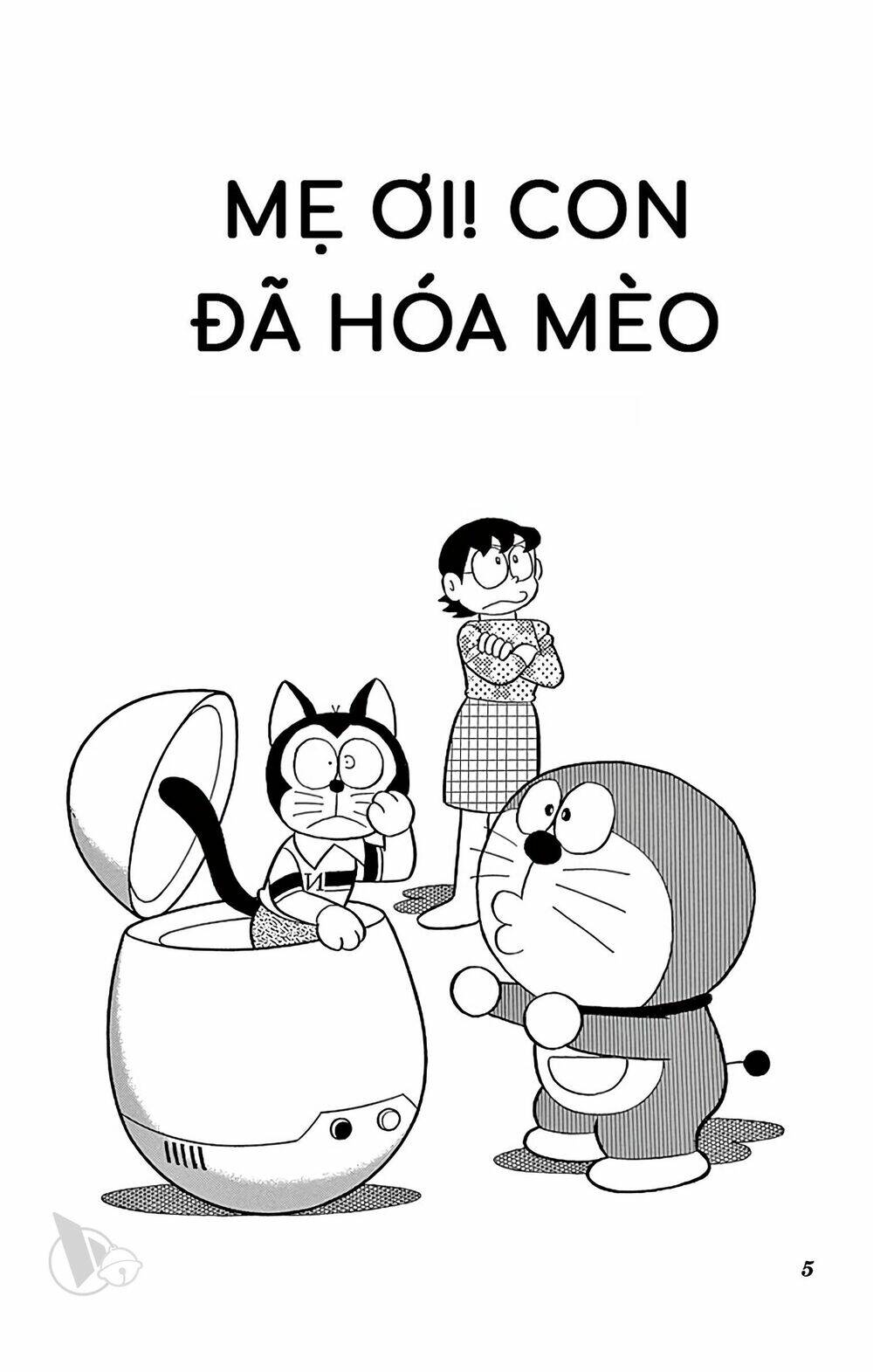 doraemon chapter 770: mẹ ơi! con đã hóa mèo (tập 43) - Trang 2