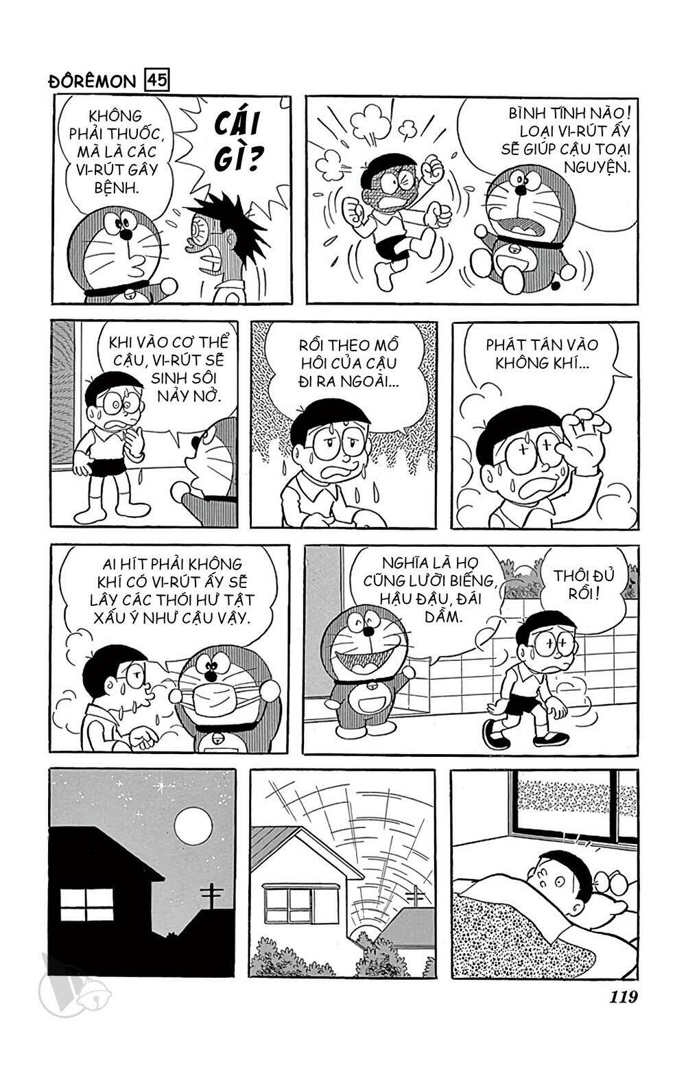 doraemon chapter 820: virus \"nobita\" - Trang 2