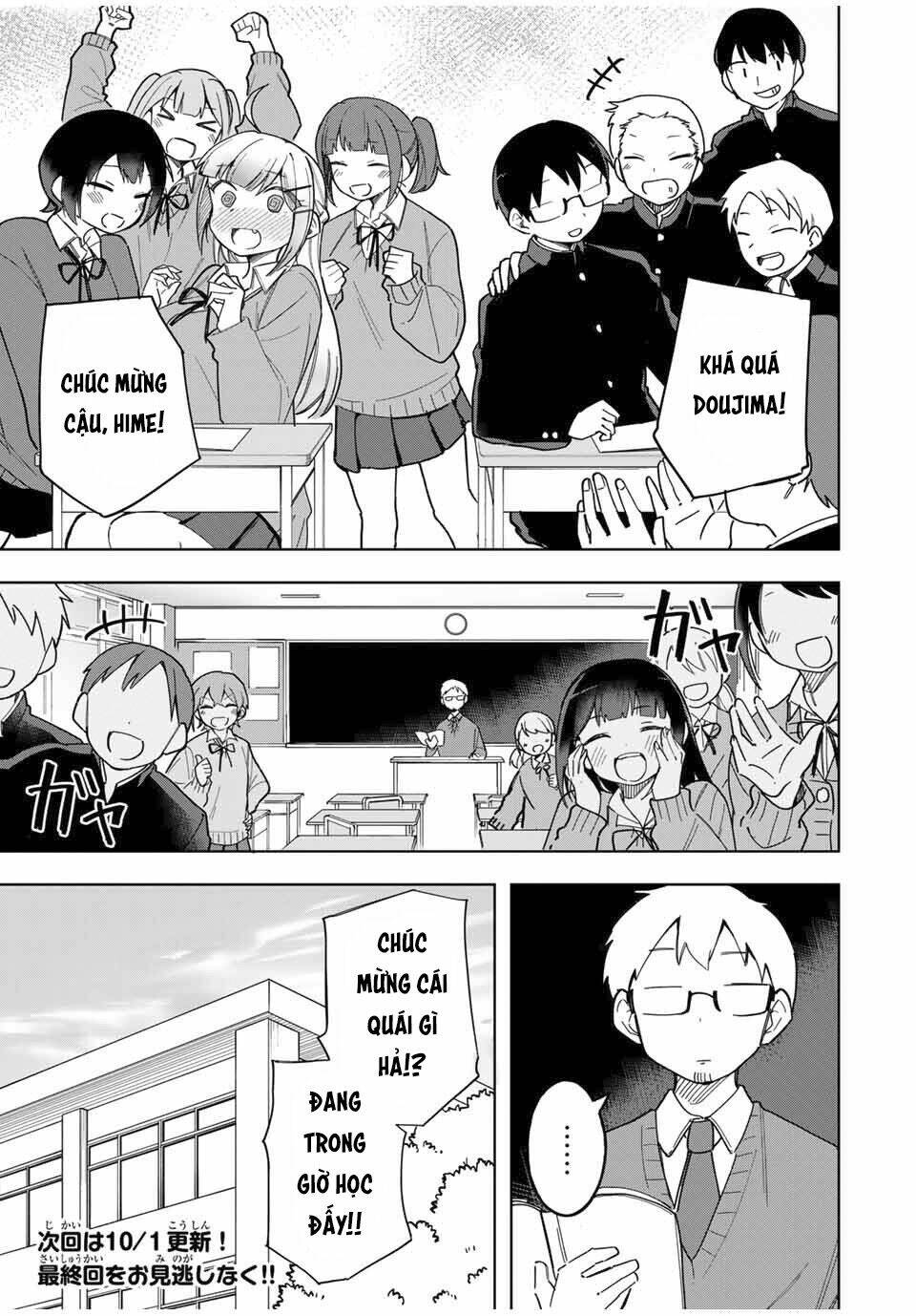 doujima-kun wa doujinai chapter 30: - nối chữ cùng doujima - Next chapter 31: - Đi thủy cung với doujima