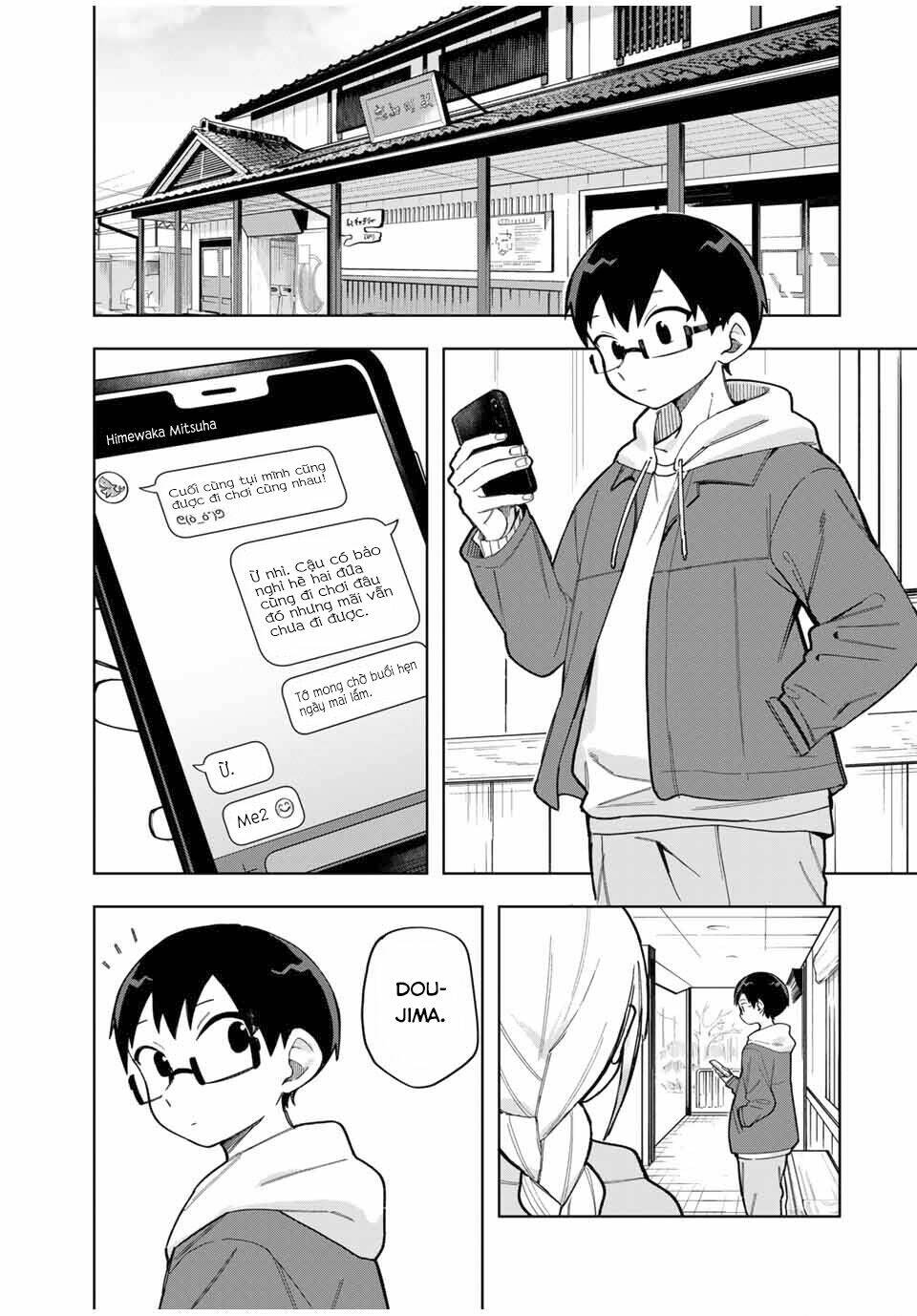 doujima-kun wa doujinai chapter 31: - Đi thủy cung với doujima - Next 