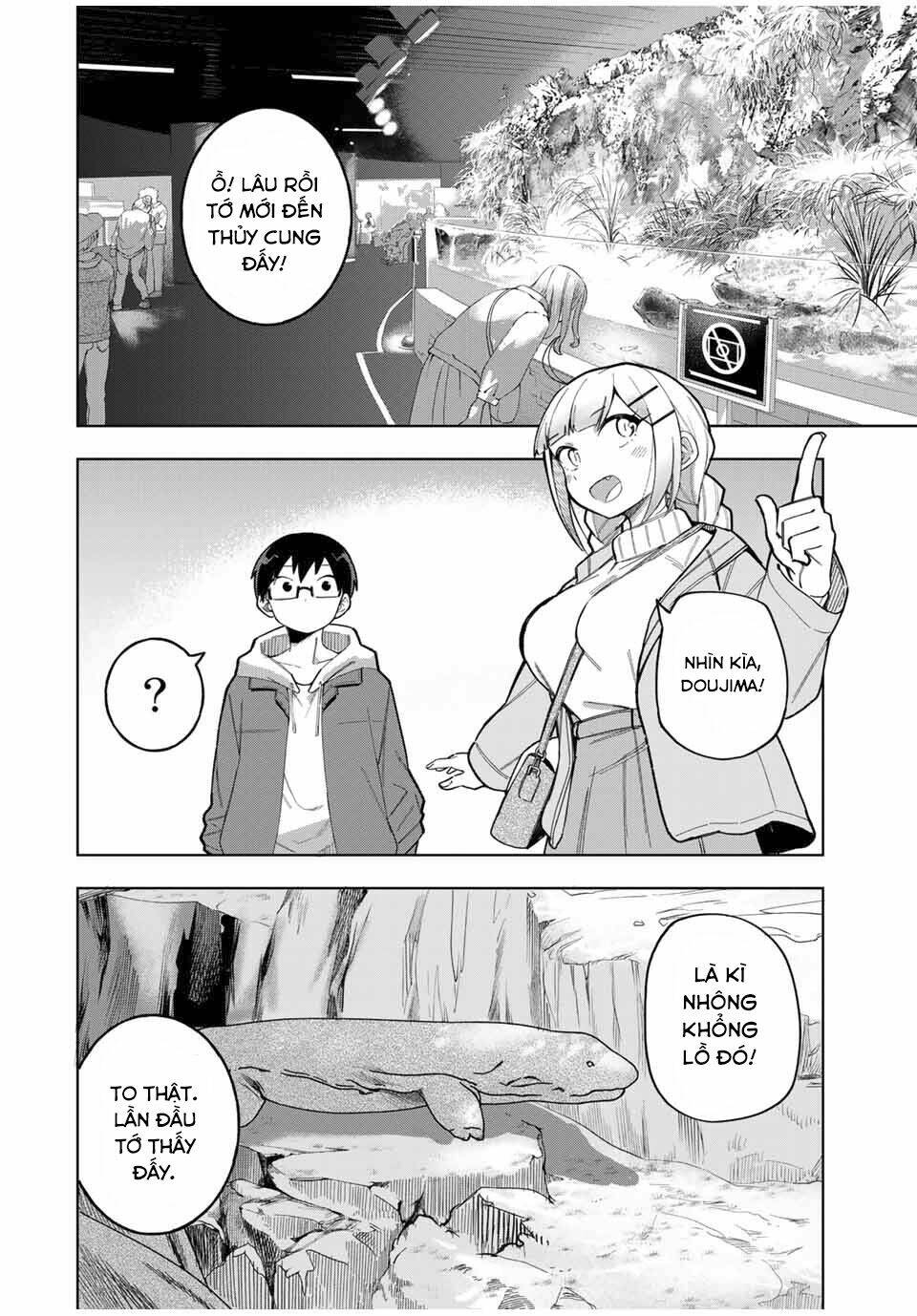 doujima-kun wa doujinai chapter 31: - Đi thủy cung với doujima - Next 