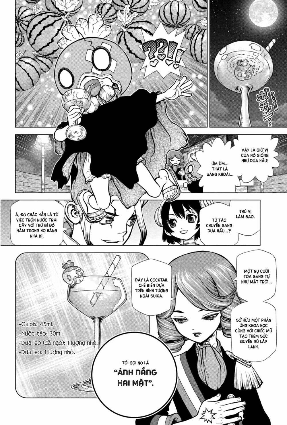 dr.stone - hồi sinh thế giới chapter 145: quầy bar francois. - Trang 2