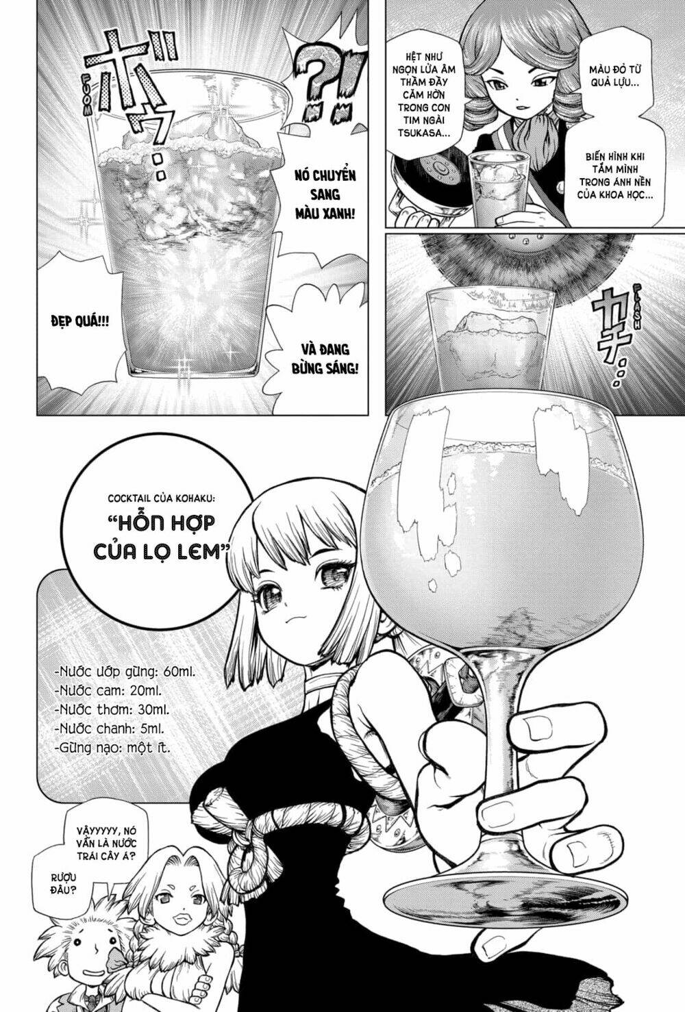 dr.stone - hồi sinh thế giới chapter 145: quầy bar francois. - Trang 2