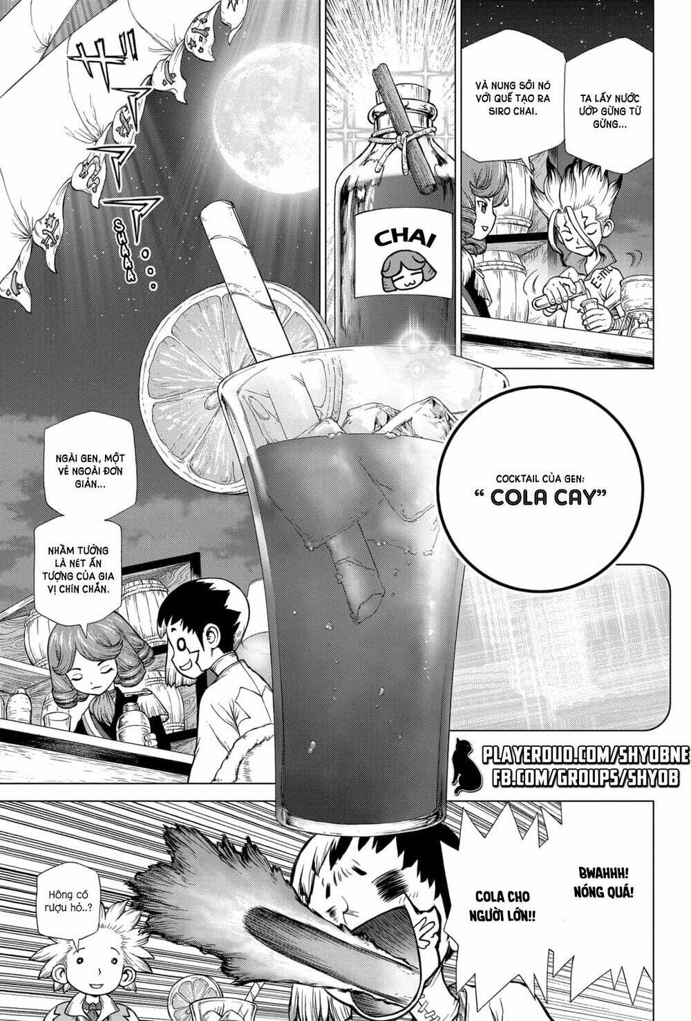 dr.stone - hồi sinh thế giới chapter 145: quầy bar francois. - Trang 2