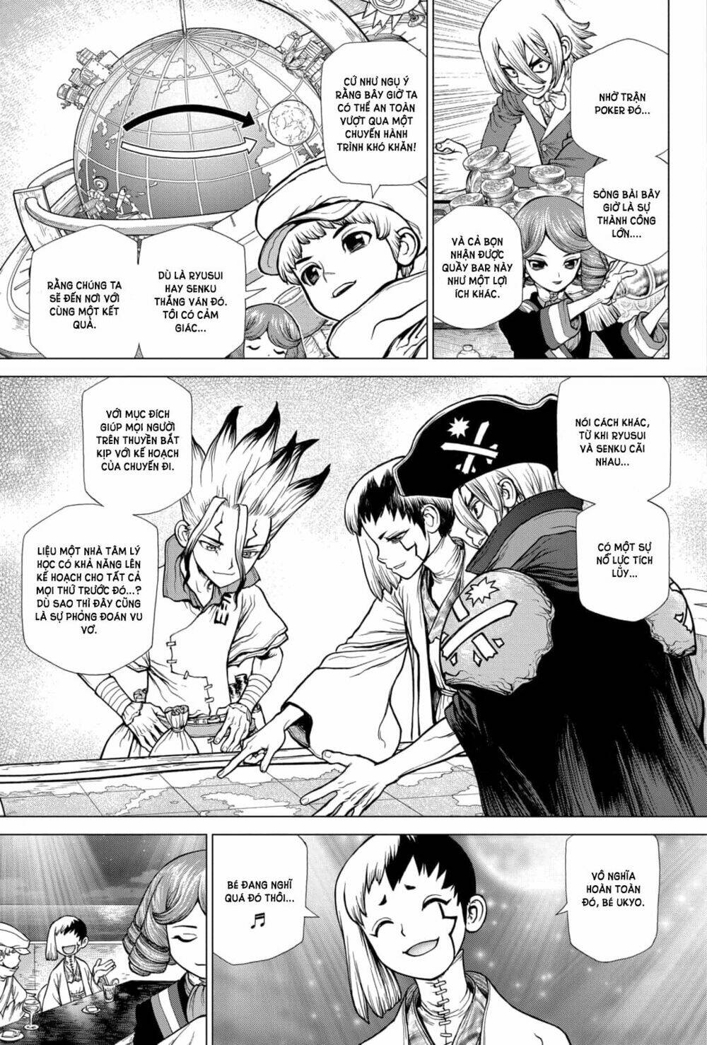 dr.stone - hồi sinh thế giới chapter 145: quầy bar francois. - Trang 2