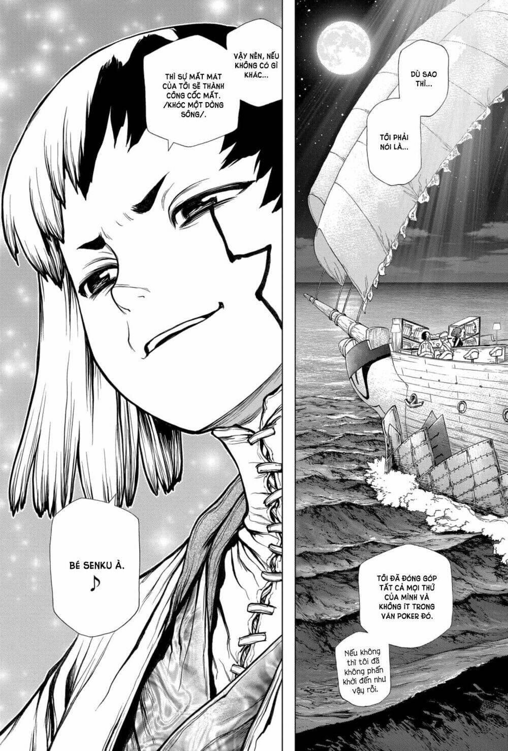 dr.stone - hồi sinh thế giới chapter 145: quầy bar francois. - Trang 2