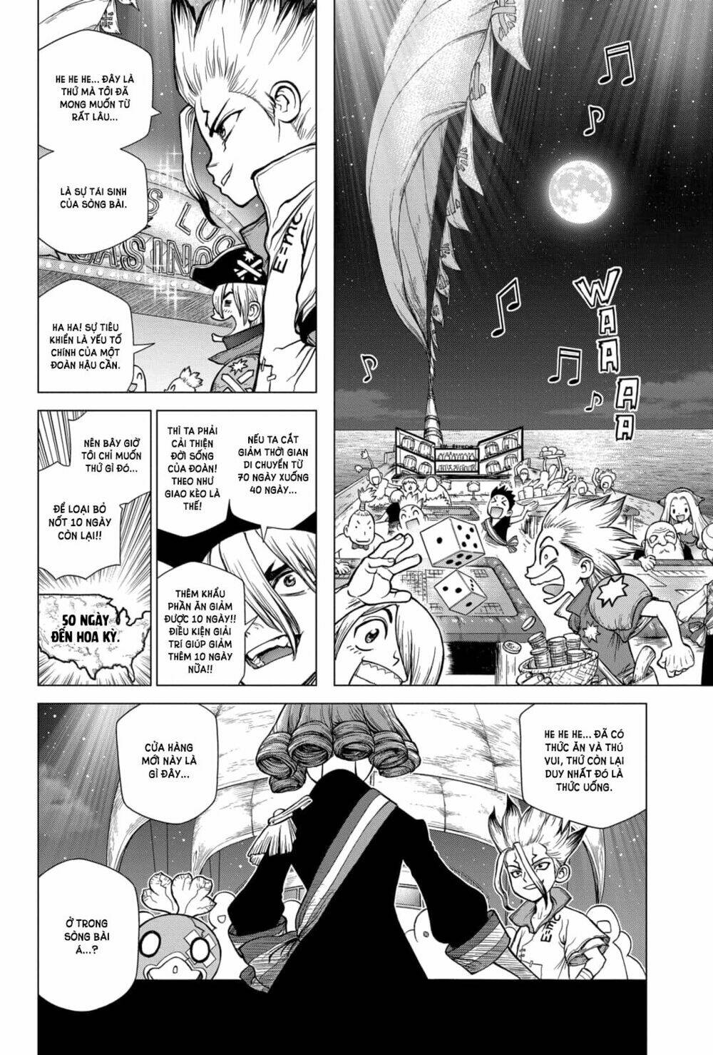 dr.stone - hồi sinh thế giới chapter 145: quầy bar francois. - Trang 2