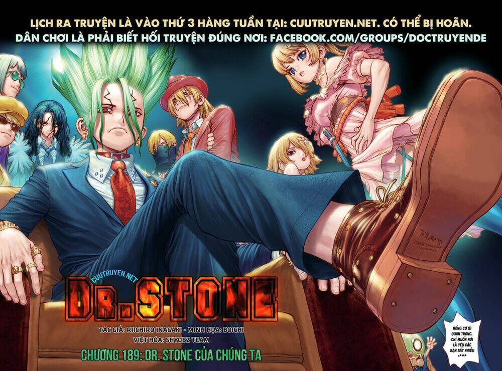 dr.stone - hồi sinh thế giới chapter 189 - Trang 2