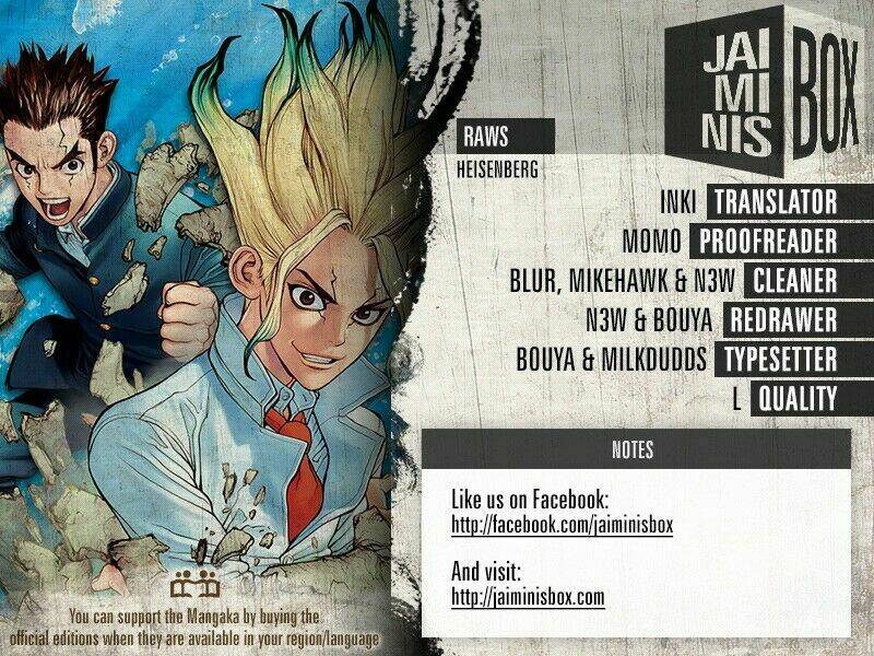 dr.stone - hồi sinh thế giới chapter 23 - Trang 2