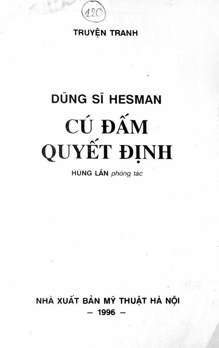 dũng sĩ hesman Chương 120 - Next 121