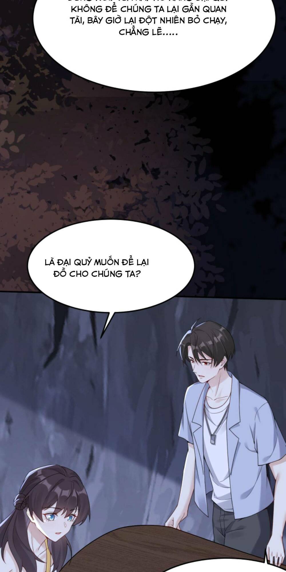 đứng yên! em gái chúng tôi nói trên đầu bạn có quỷ. chapter 102 - Trang 2