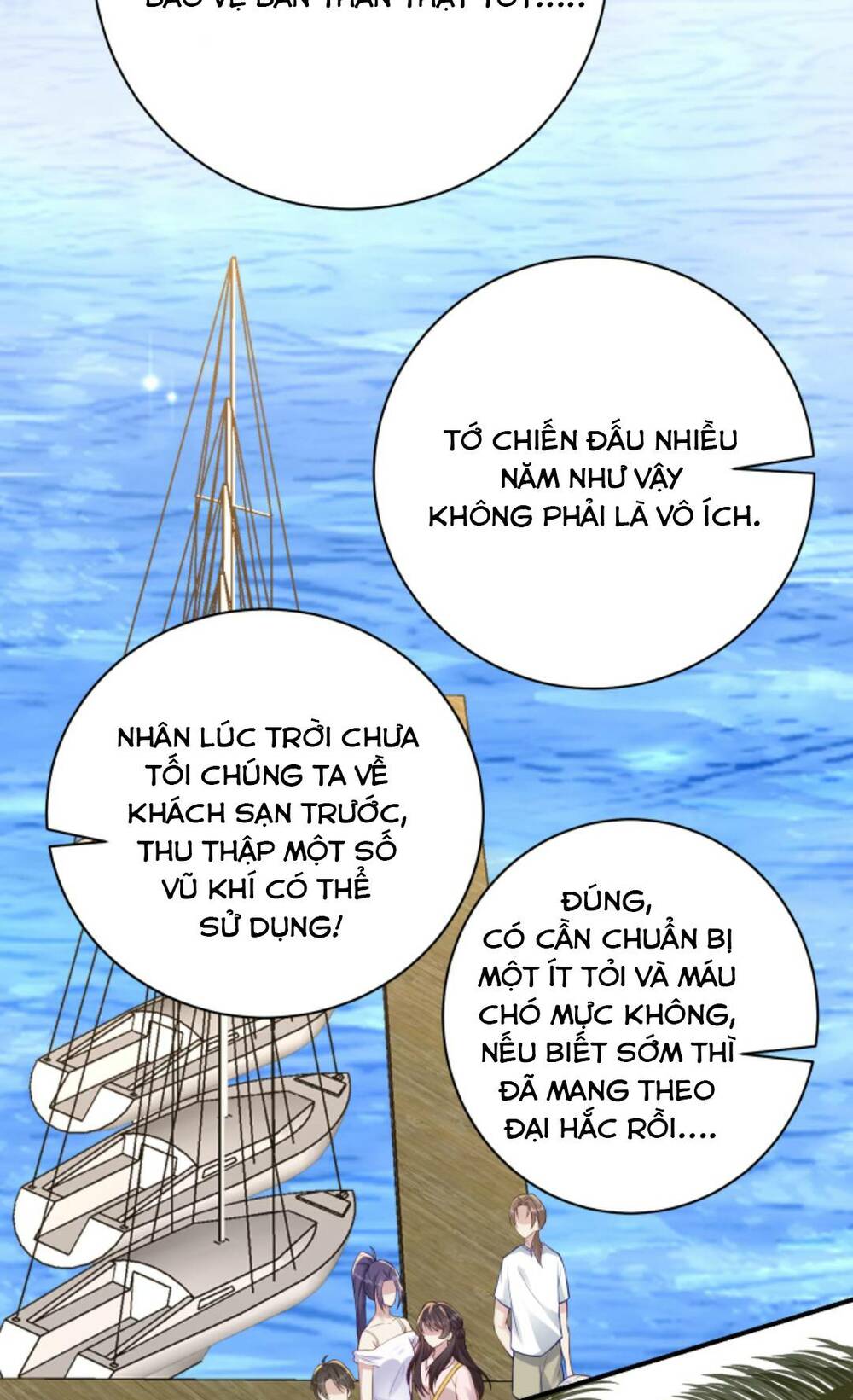 đứng yên! em gái chúng tôi nói trên đầu bạn có quỷ. chapter 105 - Trang 2