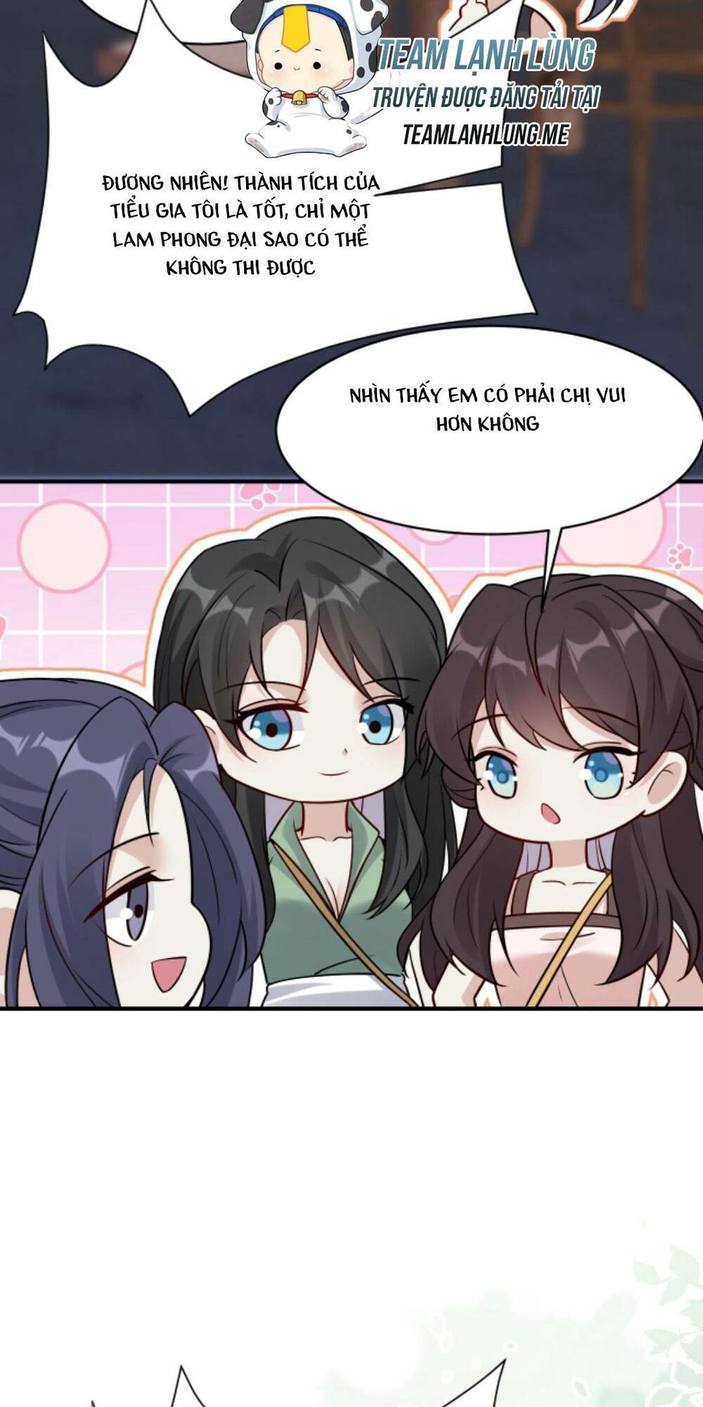 đứng yên! em gái chúng tôi nói trên đầu bạn có quỷ. Chapter 118 - Trang 2