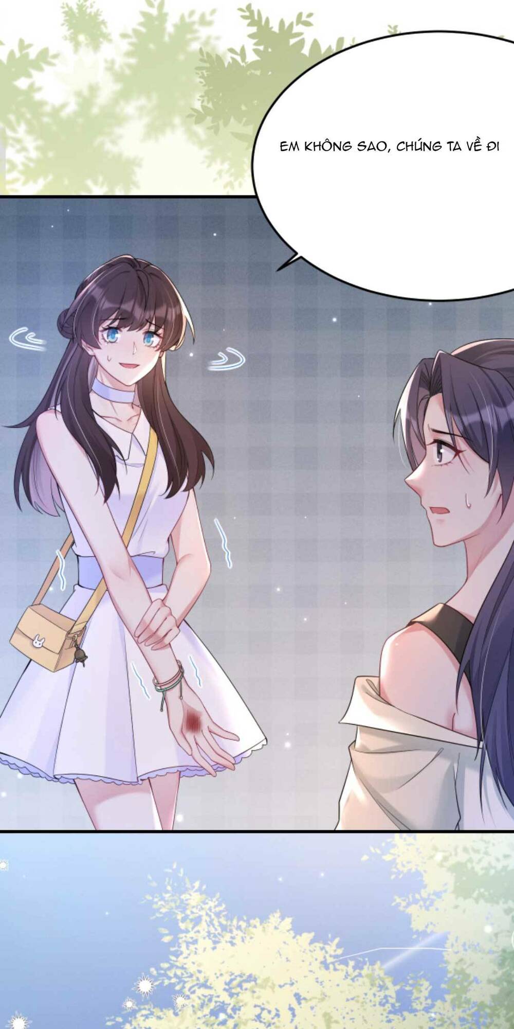 đứng yên! em gái chúng tôi nói trên đầu bạn có quỷ. chapter 146 - Trang 2