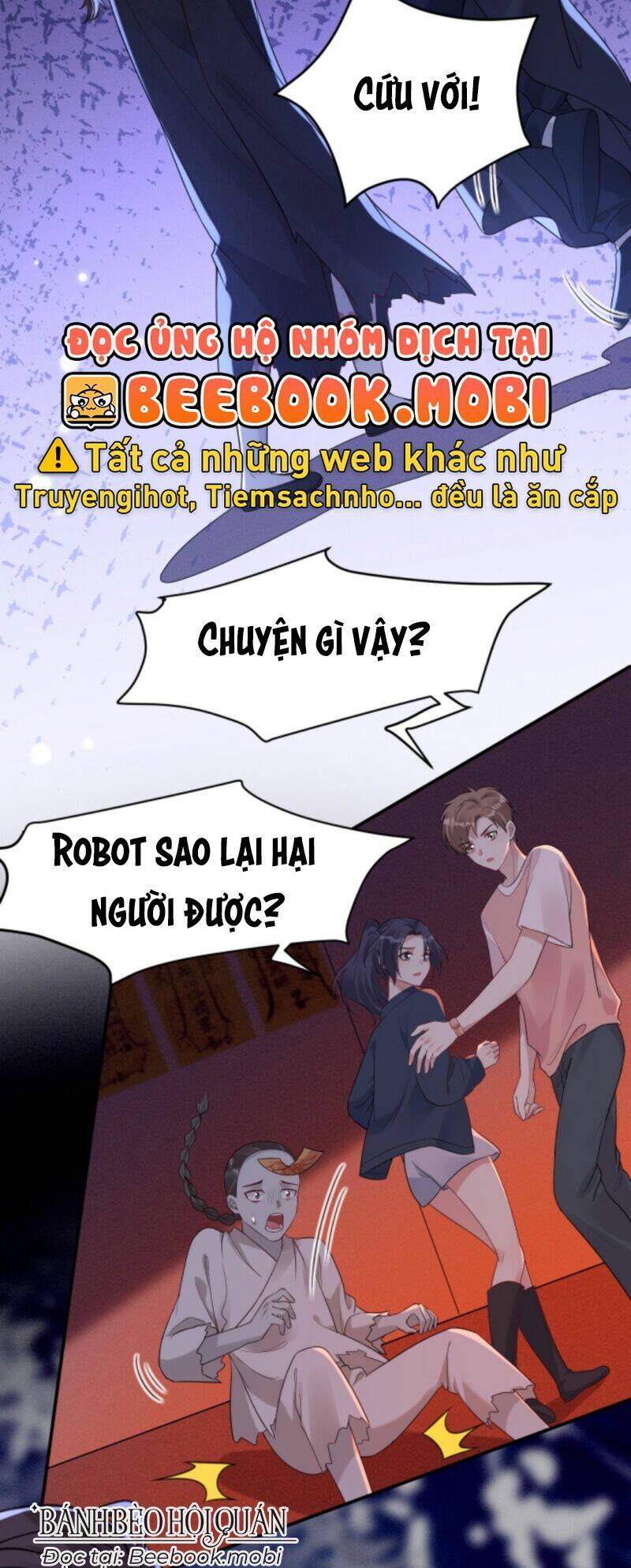 đứng yên! em gái chúng tôi nói trên đầu bạn có quỷ. chapter 61 - Trang 2