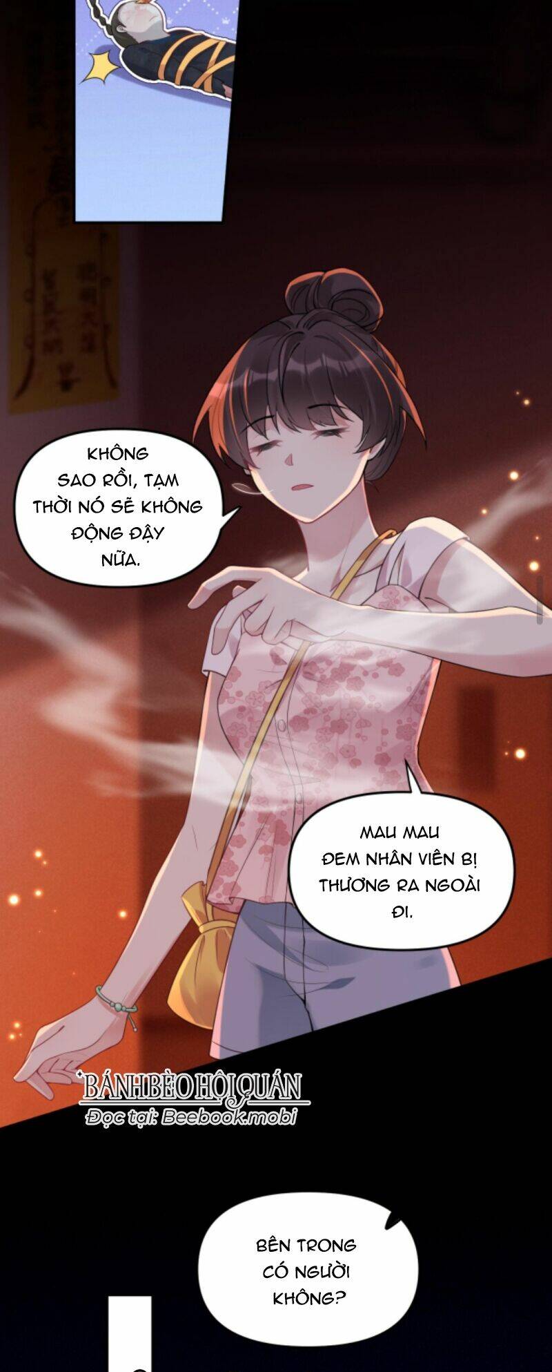 đứng yên! em gái chúng tôi nói trên đầu bạn có quỷ. chapter 61 - Trang 2